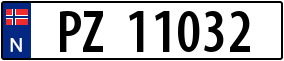 Truck License Plate